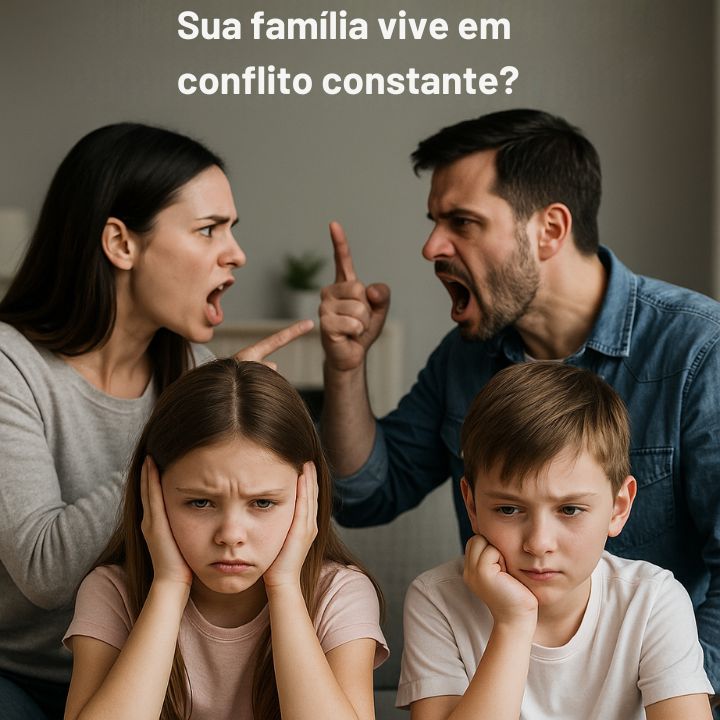 Sua familia vive em 
conflito constante